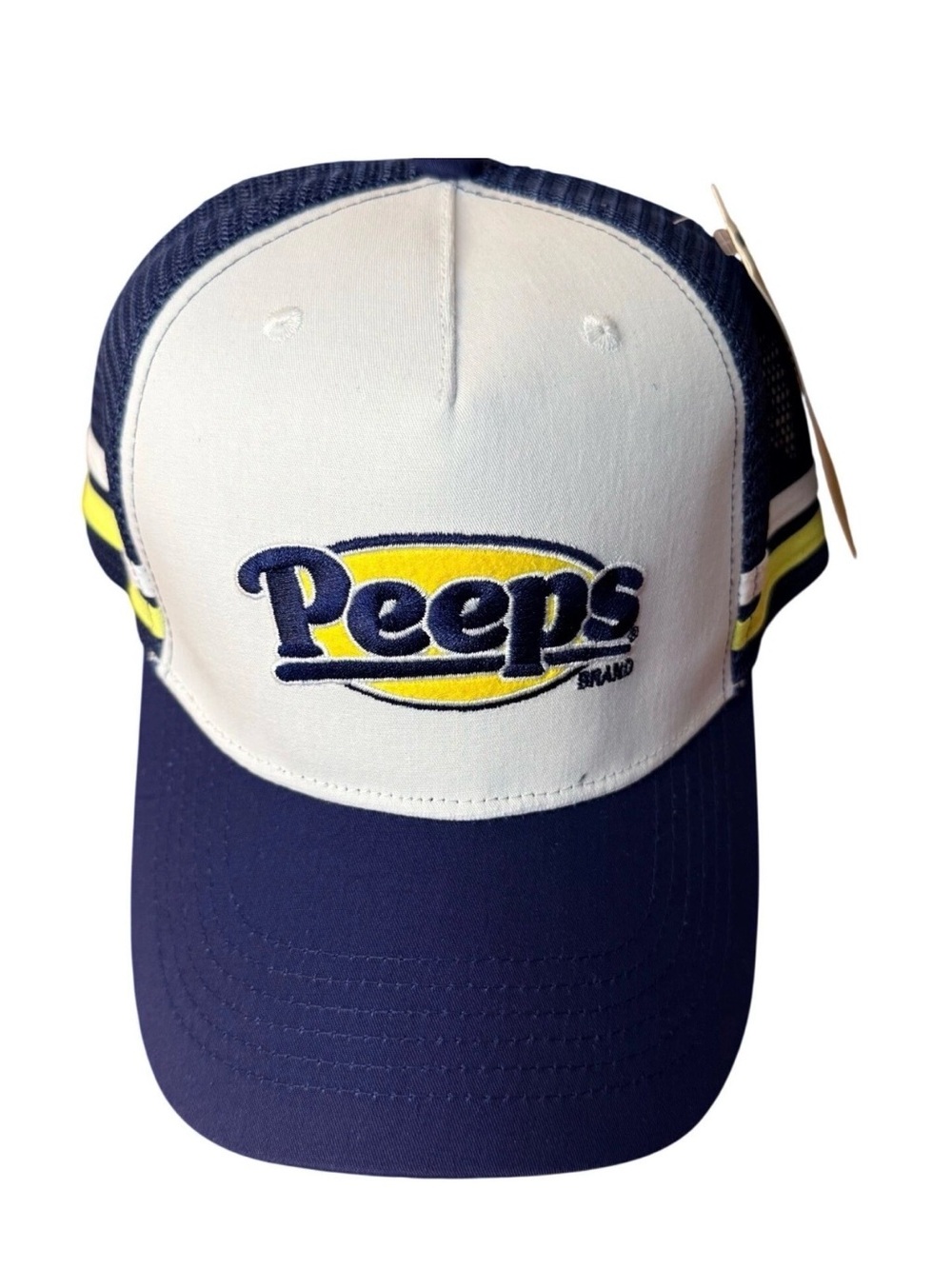Tipsy Elves Navy, White & Yellow Peeps Logo Trucker Hat